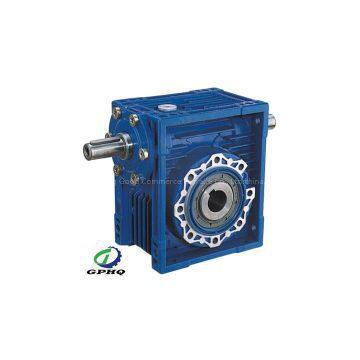 RV worm gearbox with output solid shaft