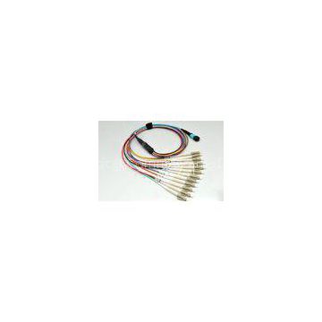 LC Fan Out Fiber Optic Patch Cord Multi Core , Fiber Optic Wire