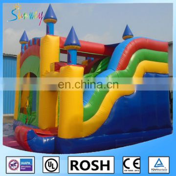 SUNWAY Hot selling commercial jumping inflatable bounce castle with competitive price