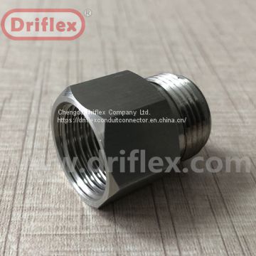 Driflex stainless steel male fitting tubing connector