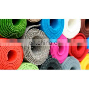 Free shipping 100% Polyester felt fabrics 1mm thick nonwoven felt fabric