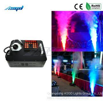ASGD LED 24pcs 1500w Fog Machine  Party Show Wedding Bar stage effect light