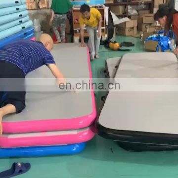8m x 1m x 20cm Customized Color Air track Inflatable Gymnastics Mat For Sale