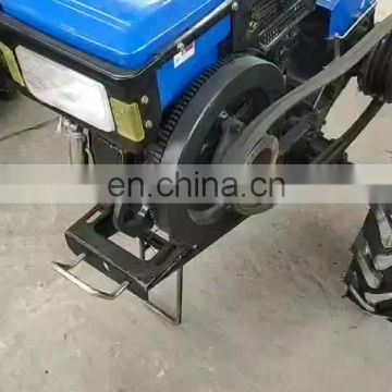 lawn mini walking tractor with double plow