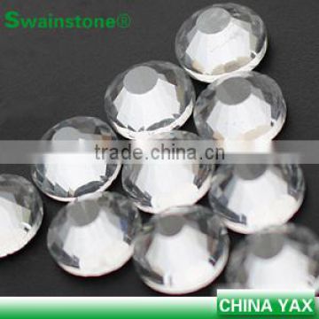 0907C China swainstone flat back crystal rhinestone, hotifx flat back rhinestone crystal, wholesale crystal rhinestone flat back