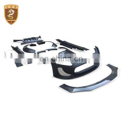 LB Style Fiberglass Body Kit Side Skirts Fenders Wing Front Bumper Rear Diffuser Suitable For Maserati GT Wide Body Kits