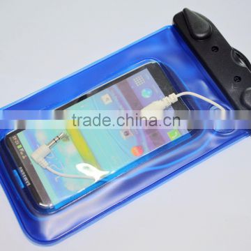 cell phone pouches with earphone for swimming using