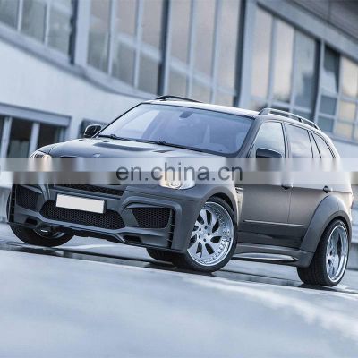 Runde Suitable For Bmw X5 E70 Modified Upgrade Prior Design Style Wide Body Kit Front Rear Bumper Wheel Eyebrow Fender