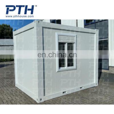 Prefab 10ft steel structure container office portable expandable modular houses for sale