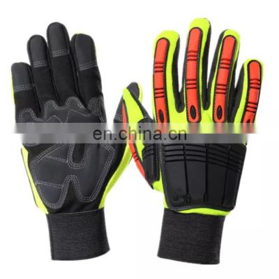 High Quality Factory Wholesale Impact Cut Resistant Protective Work Safety Mechanical Gloves