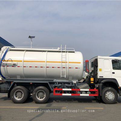 Best-Selling HOWO 6X4 Sewage Suction Truck 18000L Sludge Trucks Sewage Vacuum Tanker