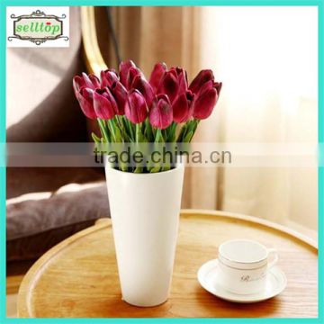 34cm mini pu real touch artificial tulip bouquets