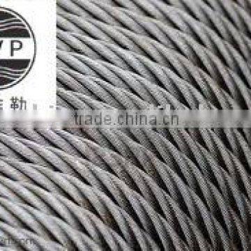 Gavanized steel wire rope 1X19 1X19W 1X25Fi 1X29Fi