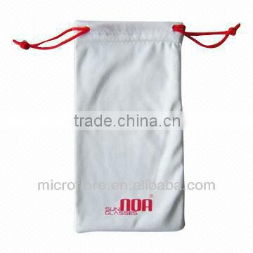 double drawstring sunglass pouch