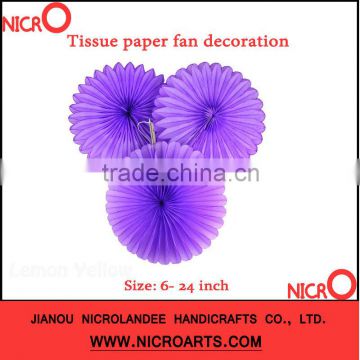 ***2013 Party Trends***Tissue fan for party