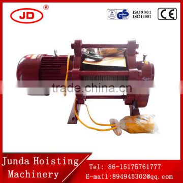 high speed 380V 750KG-1500KG electric hoist KCD type wire rope electric crane hoist for construction