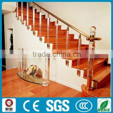 China high quality acrylic crystal straight staircase