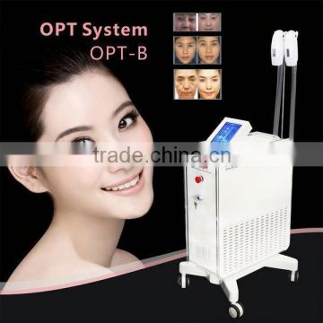 AYJ-OPT-B make in China skin care ipl rf nd yag laser hair removal machine for beauty centre