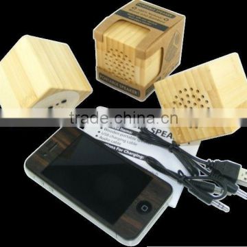 High Quality Bamboo Mini Cute Speaker for Sale