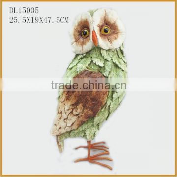 handmade large garden fiberglass owl statues resin decorative