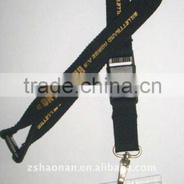 Screen ptinted ID card holder neck lanyards with customized logo