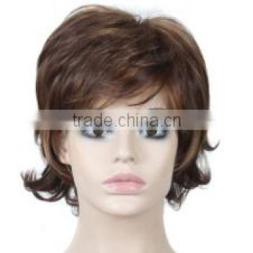 Cheap Female Short Curly Wigs for African American Women High Quality Synthetic Wigs Hair Realistic Wigs For Free Shipping