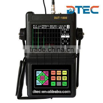 DTEC DUT-1800 Portable Digital Ultrasonic Flaw Detector NDT Testing, Ultrasound,Weld inspection, A scan,CE ISO Certificate