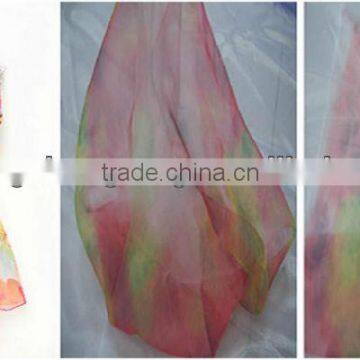 elegant printing organza