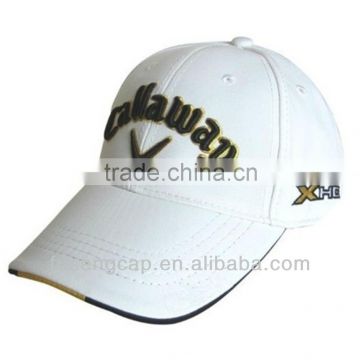Newly fashion cotton embroidery custom snapback golf cap