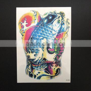 WX- 065 Customized Mass Production HIgh Quality Temporary Tattoo Sticker, CMYK Tattoos