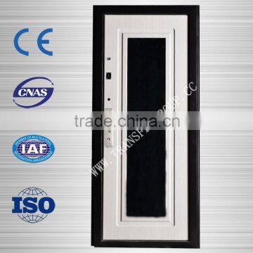 Best price Security Steel Door with Glass Made in China