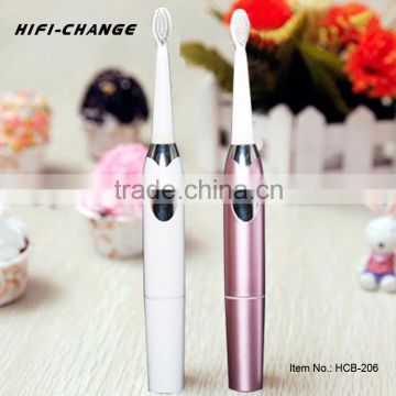 Most popular portable Cordless electric sonic toothbrush with IPX7 waterproof HCB-206