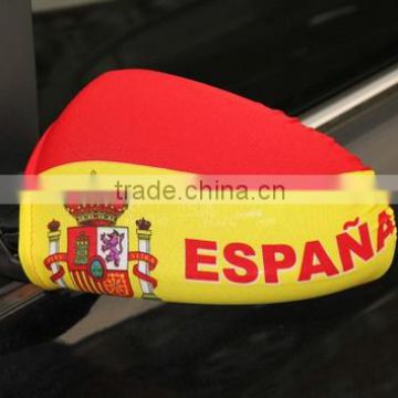 Wholesale New type national design cover fans product Football fans car side mirror flag