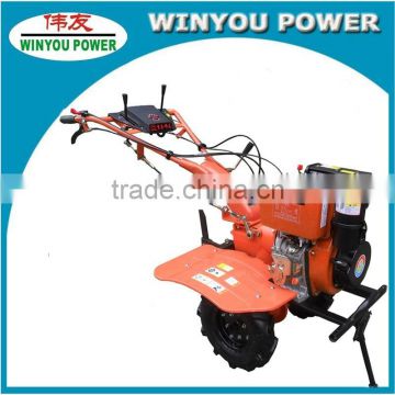 WY1000E 6.0HP diesel cultivator with air cooled