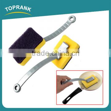 Toprank Wholesale Rectangle Shape Foam Cleaning Sponge Scouring Pad Kitchen Dish Sponge Brush Non-abrasive Cleaning Scouring Pad