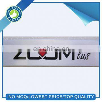 manufacturer cheap custom printed logo metal plate