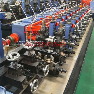 high frequency erw carbon pipe mill tube forming machine