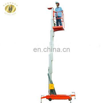 7LSJLI Shandong SevenLift mobile aluminum alloy mast manual low lifting platform table high lifter