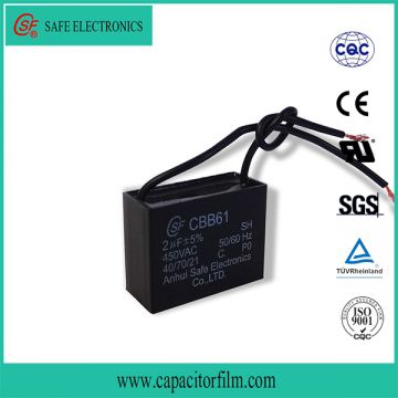 capacitor cbb61 2.5 to 3mf 257021 capacitor 50/60hz sh p0