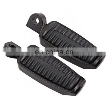 Black 45 Degree Mount Foot pegs Motorcycle Footrest For Harley Sportster XL 883 XL1200