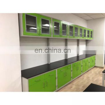 Customized chemical laboratory floor mounted worktable work bench