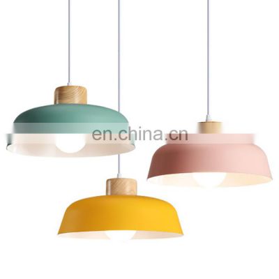 Nordic Aluminum pendant lamp simple modern post modern colorful chandelier