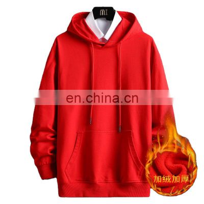 Wholesale custom brand LOGO 100% high quality cotton  casual sports and leisure hooded sweater plus size hoodie