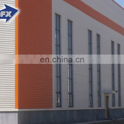 Qingdao clear span high rise pre engineering fabric steel structure workshop modular building