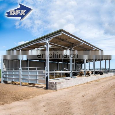 Prefab Steel Structure Cattle Farm Cow Shed Design Construction Building