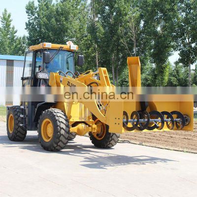 New 2000 kg wheel Loader new style mini loader with snow blower