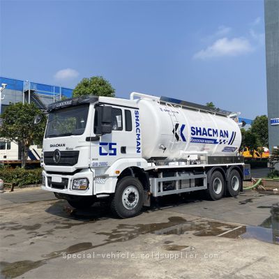 SHACMAN Three axle 20 ton sewage transfer vehicle