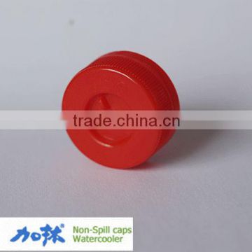38mm non-spill plastic water bottles wholesale red screw cover