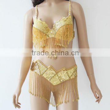 gold carnival costumes for women(XF-035 gold)