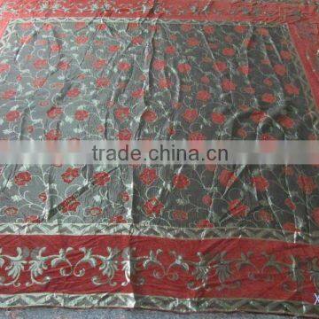 New Design Chenille Rose Bed Sheet Fabric XNM002